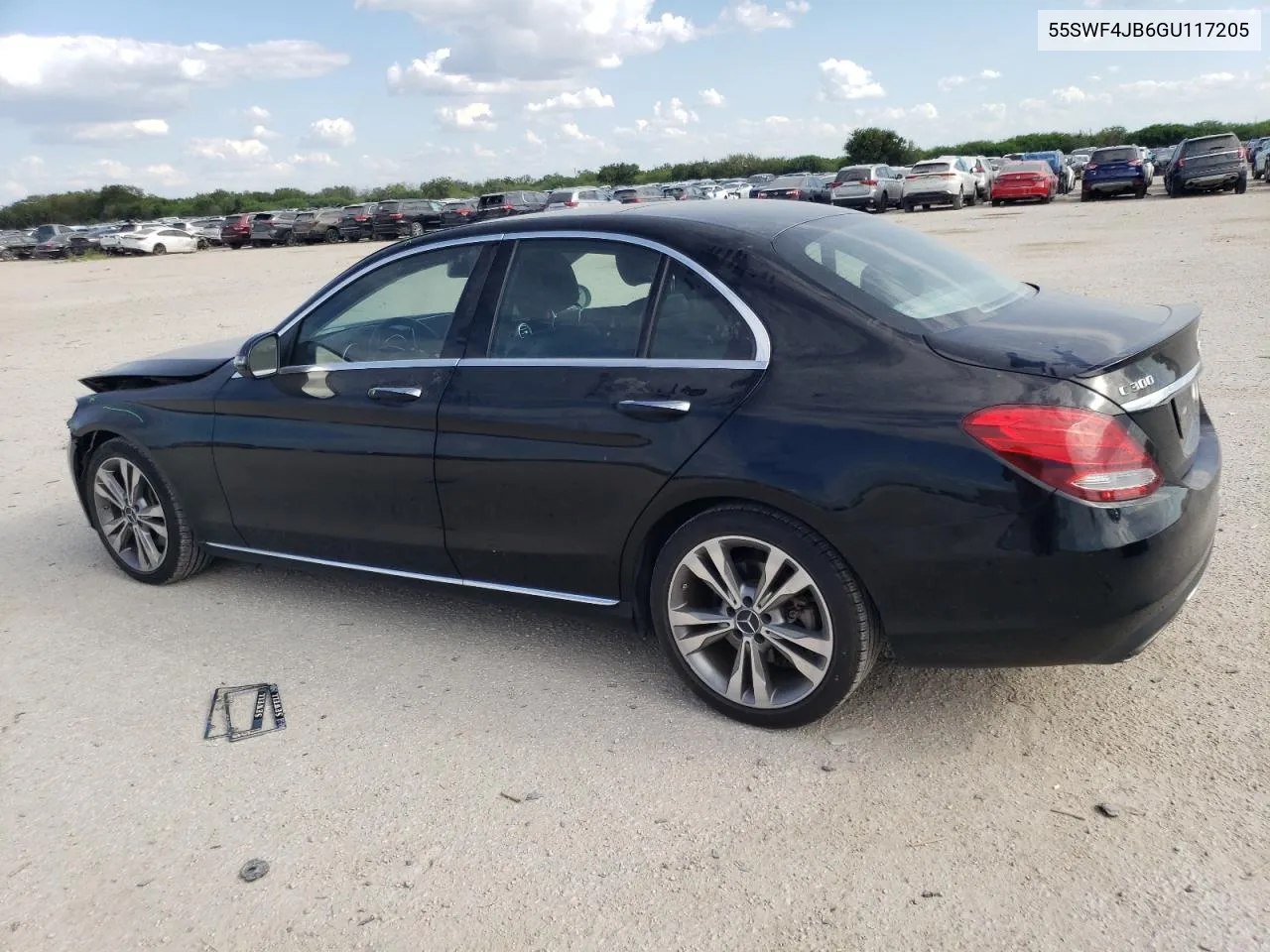 2016 Mercedes-Benz C 300 VIN: 55SWF4JB6GU117205 Lot: 72637264