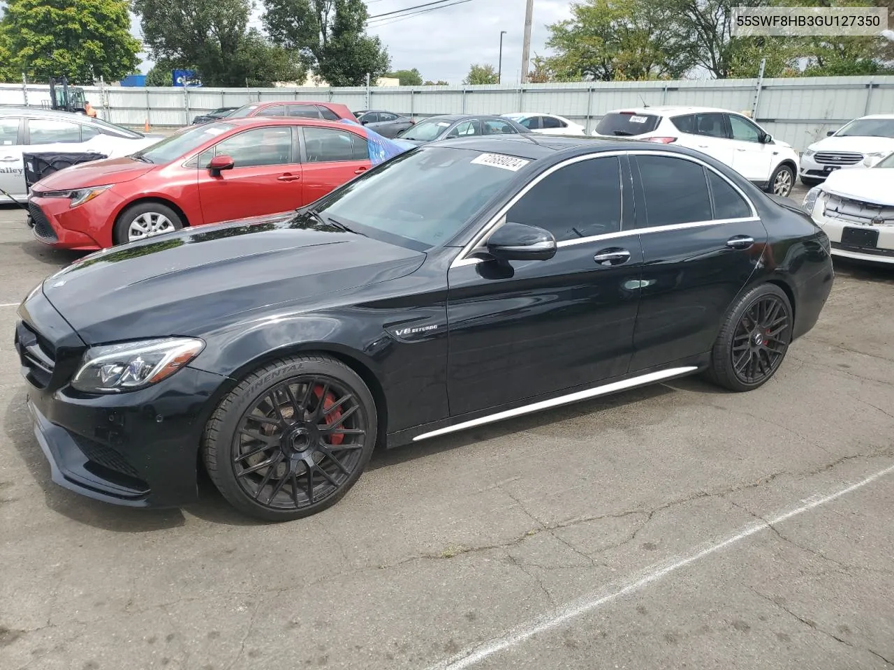 2016 Mercedes-Benz C 63 Amg-S VIN: 55SWF8HB3GU127350 Lot: 72689024