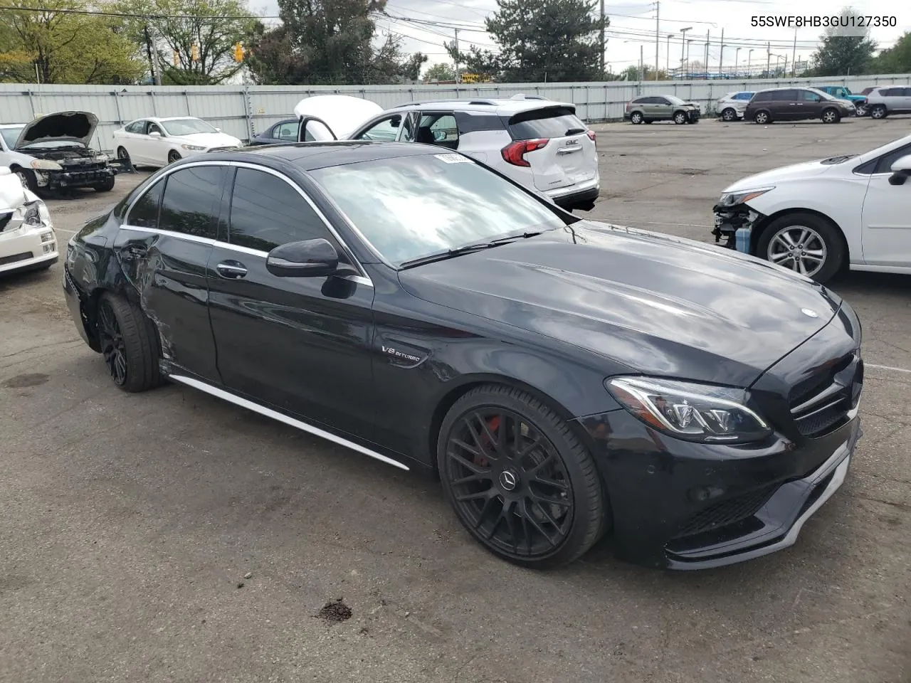 2016 Mercedes-Benz C 63 Amg-S VIN: 55SWF8HB3GU127350 Lot: 72689024