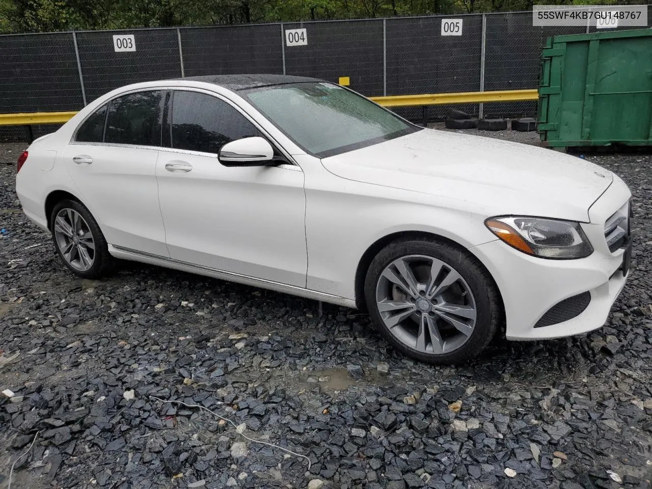 2016 Mercedes-Benz C 300 4Matic VIN: 55SWF4KB7GU148767 Lot: 72788204