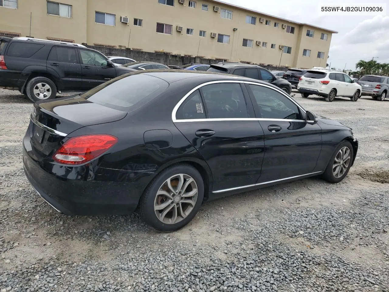 2016 Mercedes-Benz C 300 VIN: 55SWF4JB2GU109036 Lot: 73064004