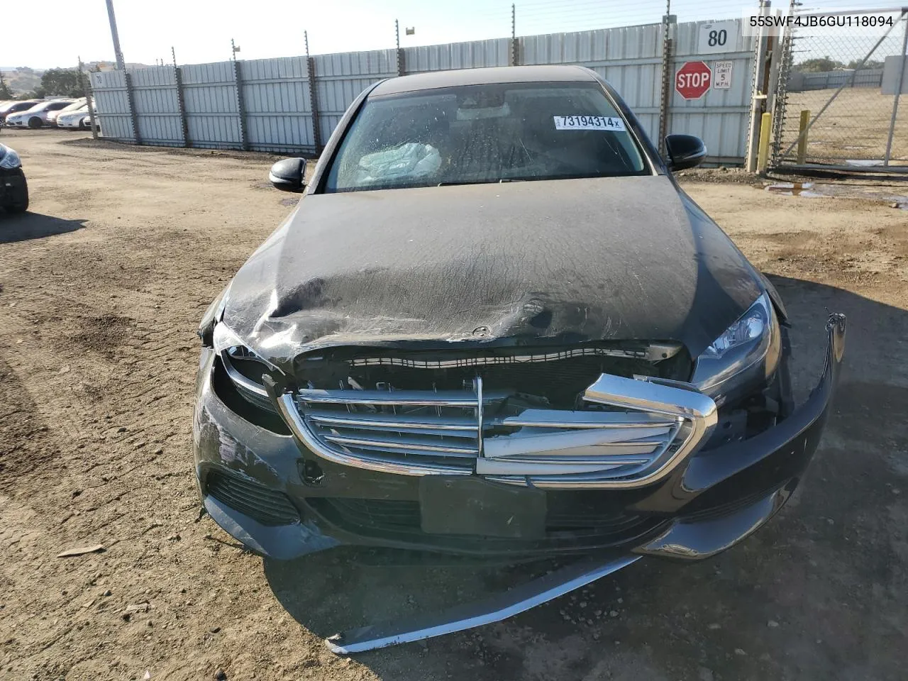 2016 Mercedes-Benz C 300 VIN: 55SWF4JB6GU118094 Lot: 73194314