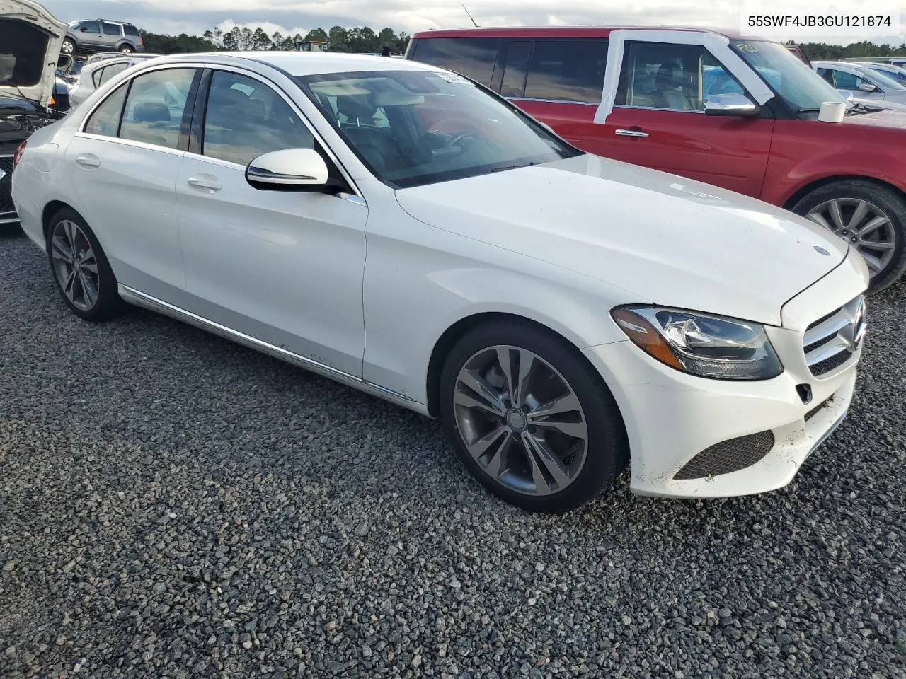 2016 Mercedes-Benz C 300 VIN: 55SWF4JB3GU121874 Lot: 73834144