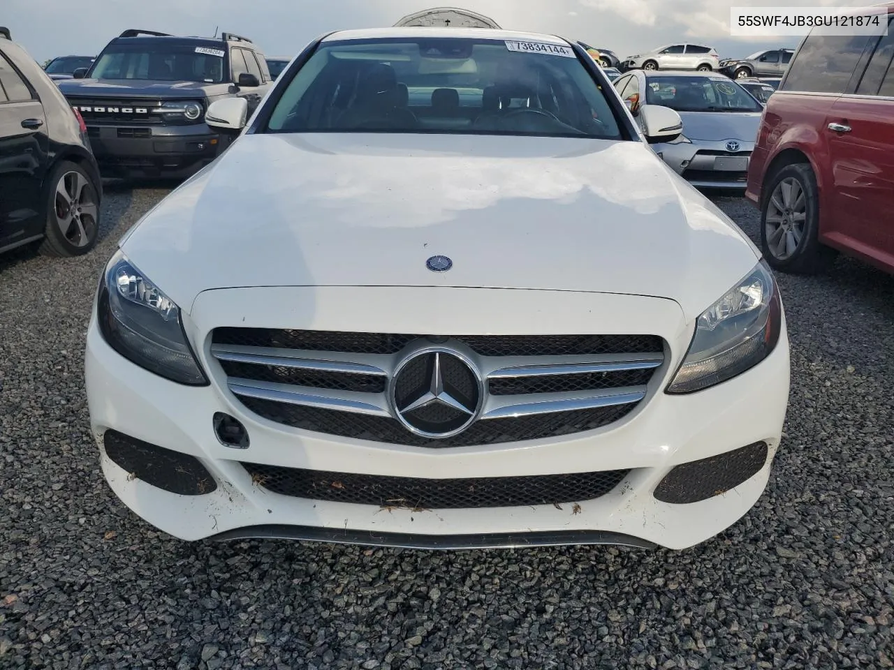 2016 Mercedes-Benz C 300 VIN: 55SWF4JB3GU121874 Lot: 73834144