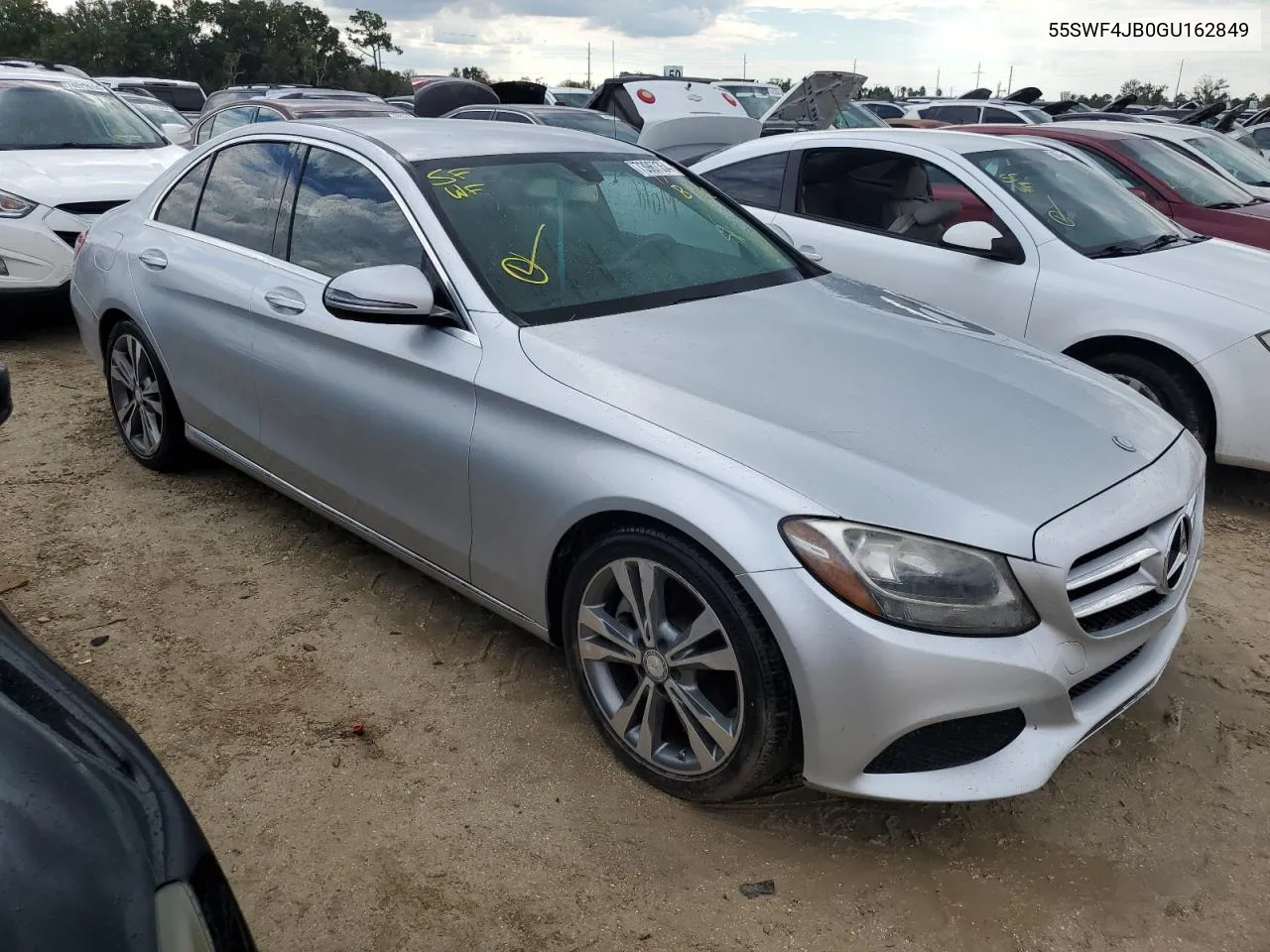 2016 Mercedes-Benz C 300 VIN: 55SWF4JB0GU162849 Lot: 73967354