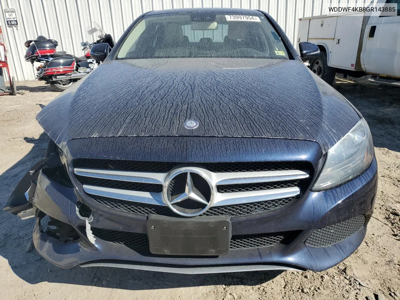 2016 Mercedes-Benz C 300 4Matic VIN: WDDWF4KB8GR143885 Lot: 73997954