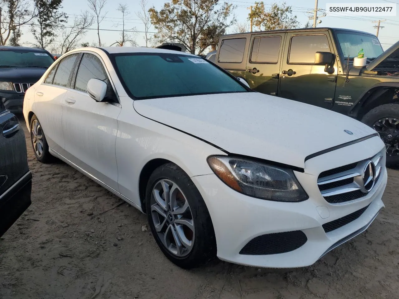 2016 Mercedes-Benz C 300 VIN: 55SWF4JB9GU122477 Lot: 74188414