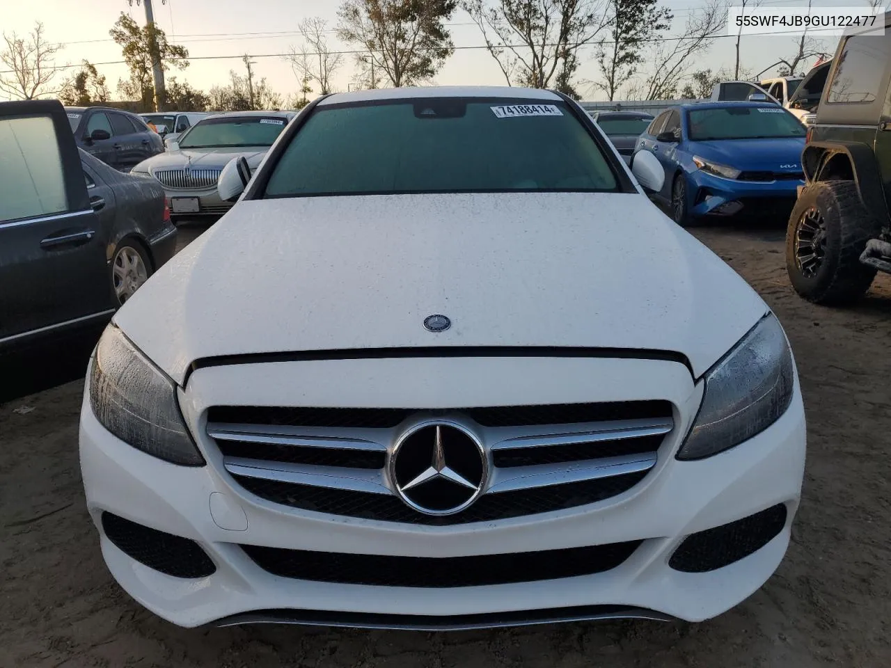 2016 Mercedes-Benz C 300 VIN: 55SWF4JB9GU122477 Lot: 74188414