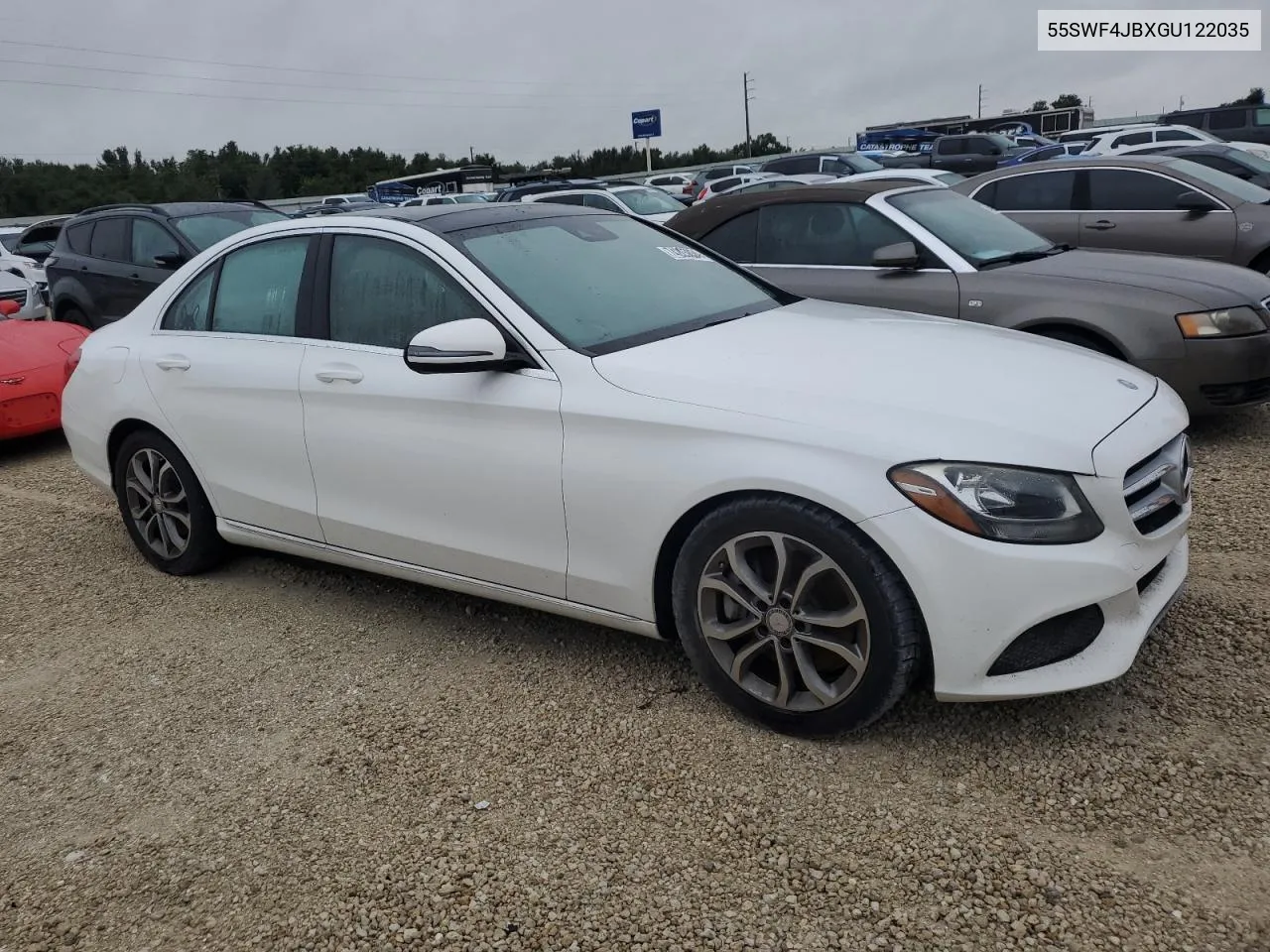 2016 Mercedes-Benz C 300 VIN: 55SWF4JBXGU122035 Lot: 74205834