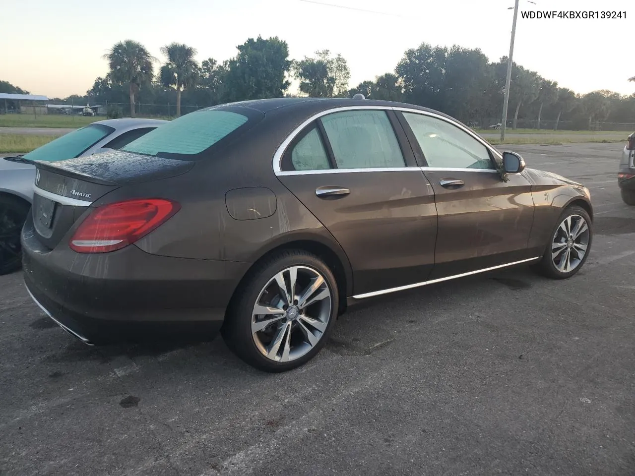 2016 Mercedes-Benz C 300 4Matic VIN: WDDWF4KBXGR139241 Lot: 74445284