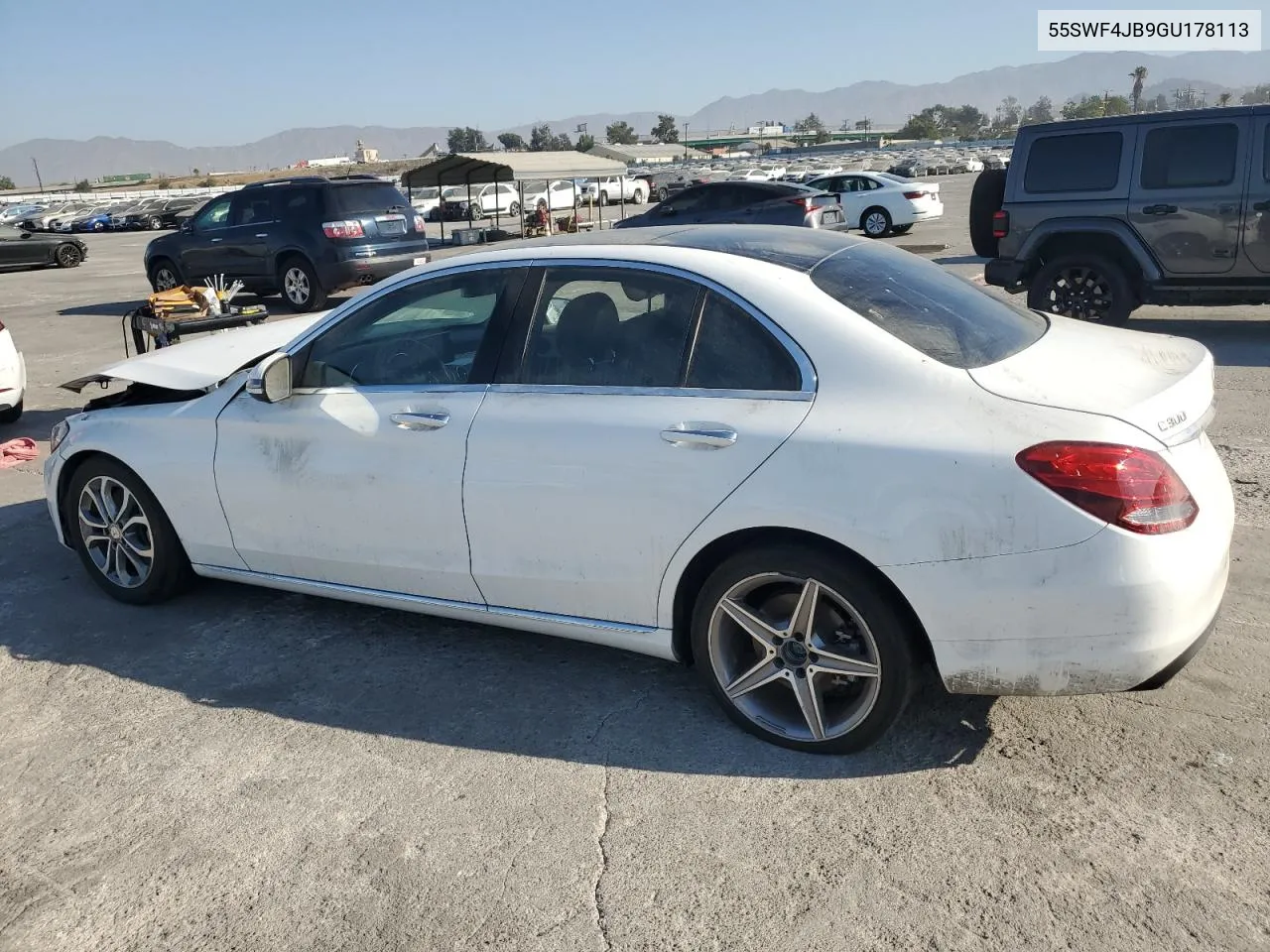 2016 Mercedes-Benz C 300 VIN: 55SWF4JB9GU178113 Lot: 74528874