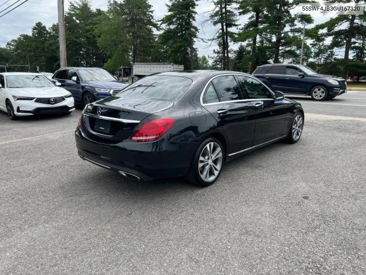 2016 Mercedes-Benz C 300 VIN: 55SWF4JB3GU167320 Lot: 75295384