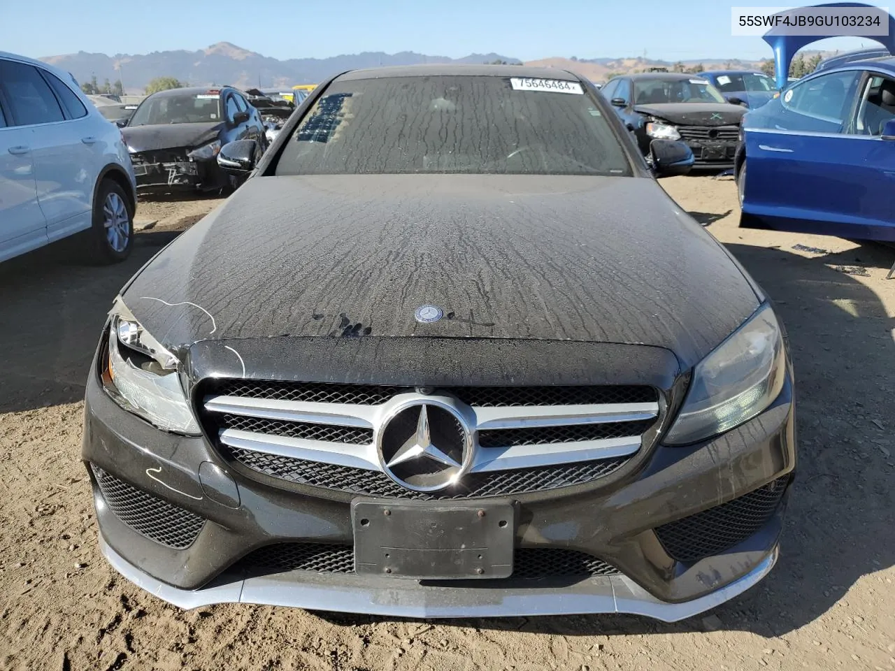 2016 Mercedes-Benz C 300 VIN: 55SWF4JB9GU103234 Lot: 75646484