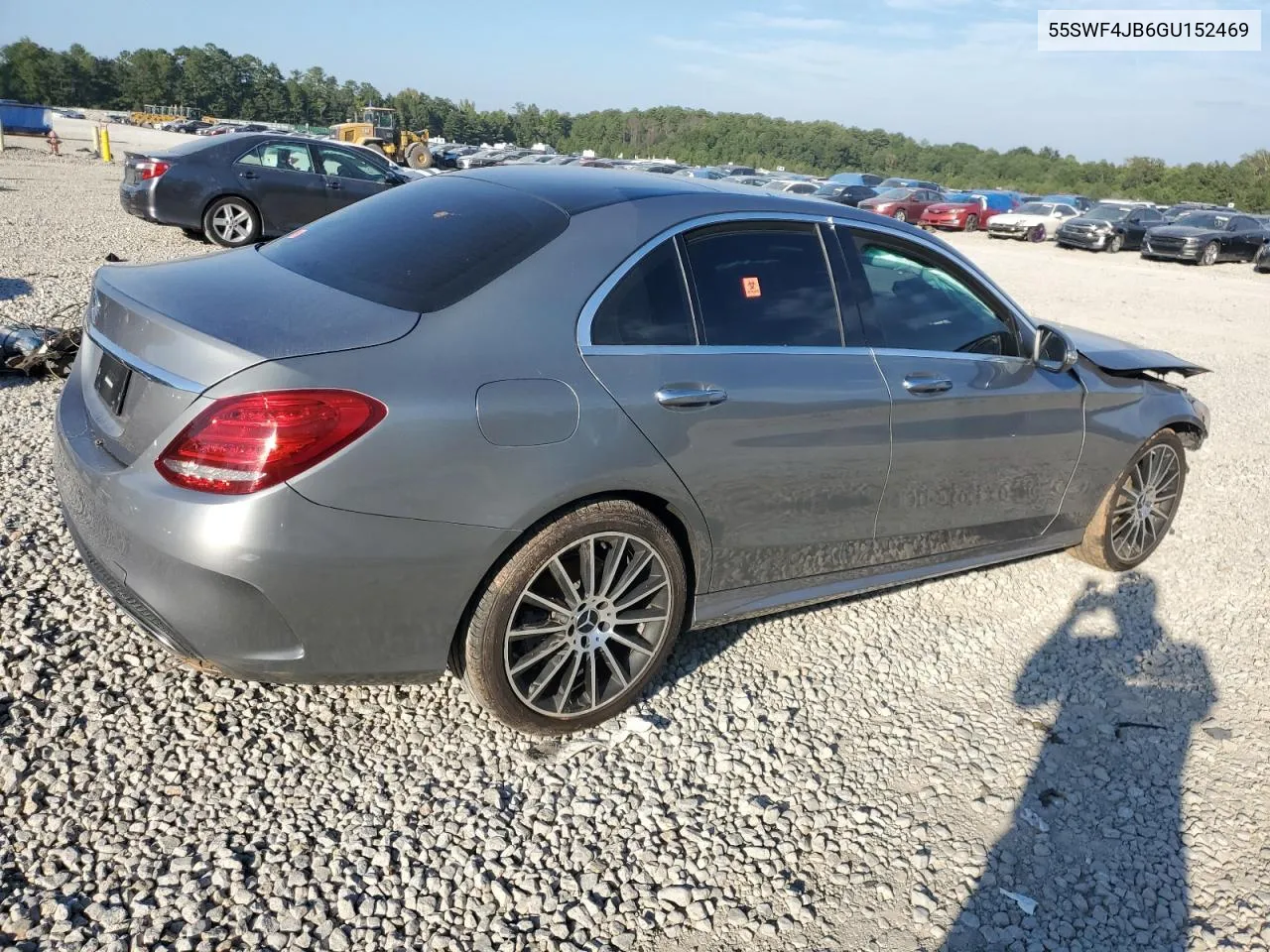 2016 Mercedes-Benz C 300 VIN: 55SWF4JB6GU152469 Lot: 75647434