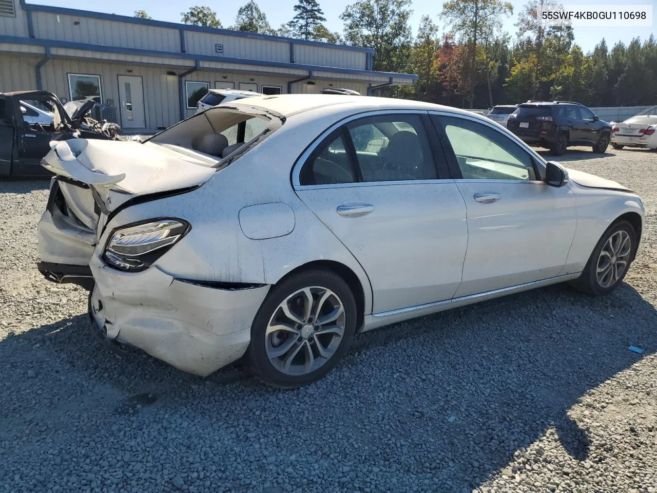 2016 Mercedes-Benz C 300 4Matic VIN: 55SWF4KB0GU110698 Lot: 76951304