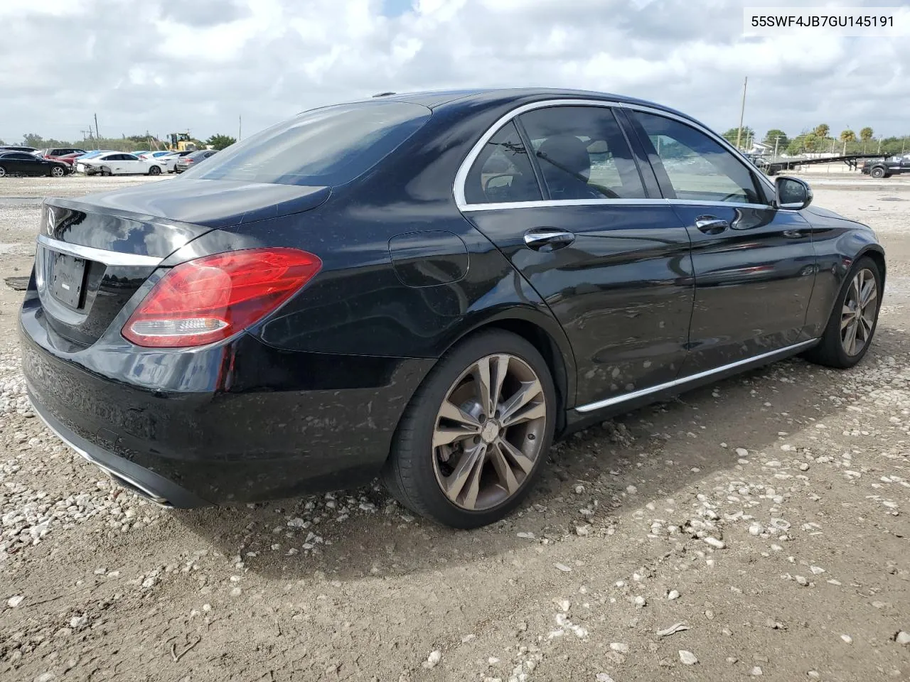 2016 Mercedes-Benz C 300 VIN: 55SWF4JB7GU145191 Lot: 77184594