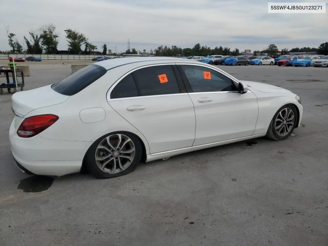 2016 Mercedes-Benz C 300 VIN: 55SWF4JB5GU123271 Lot: 78086694