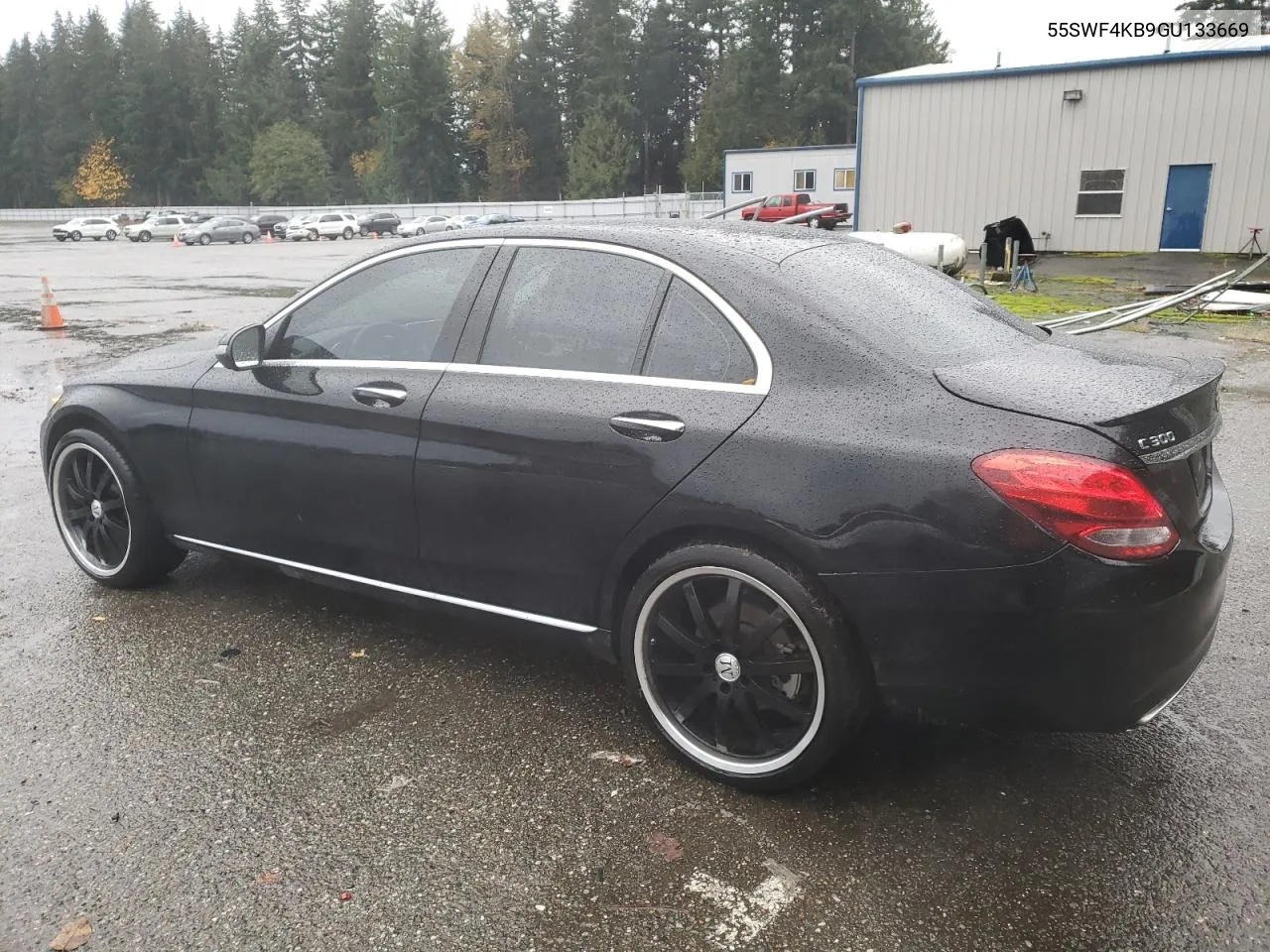 2016 Mercedes-Benz C 300 4Matic VIN: 55SWF4KB9GU133669 Lot: 78659264