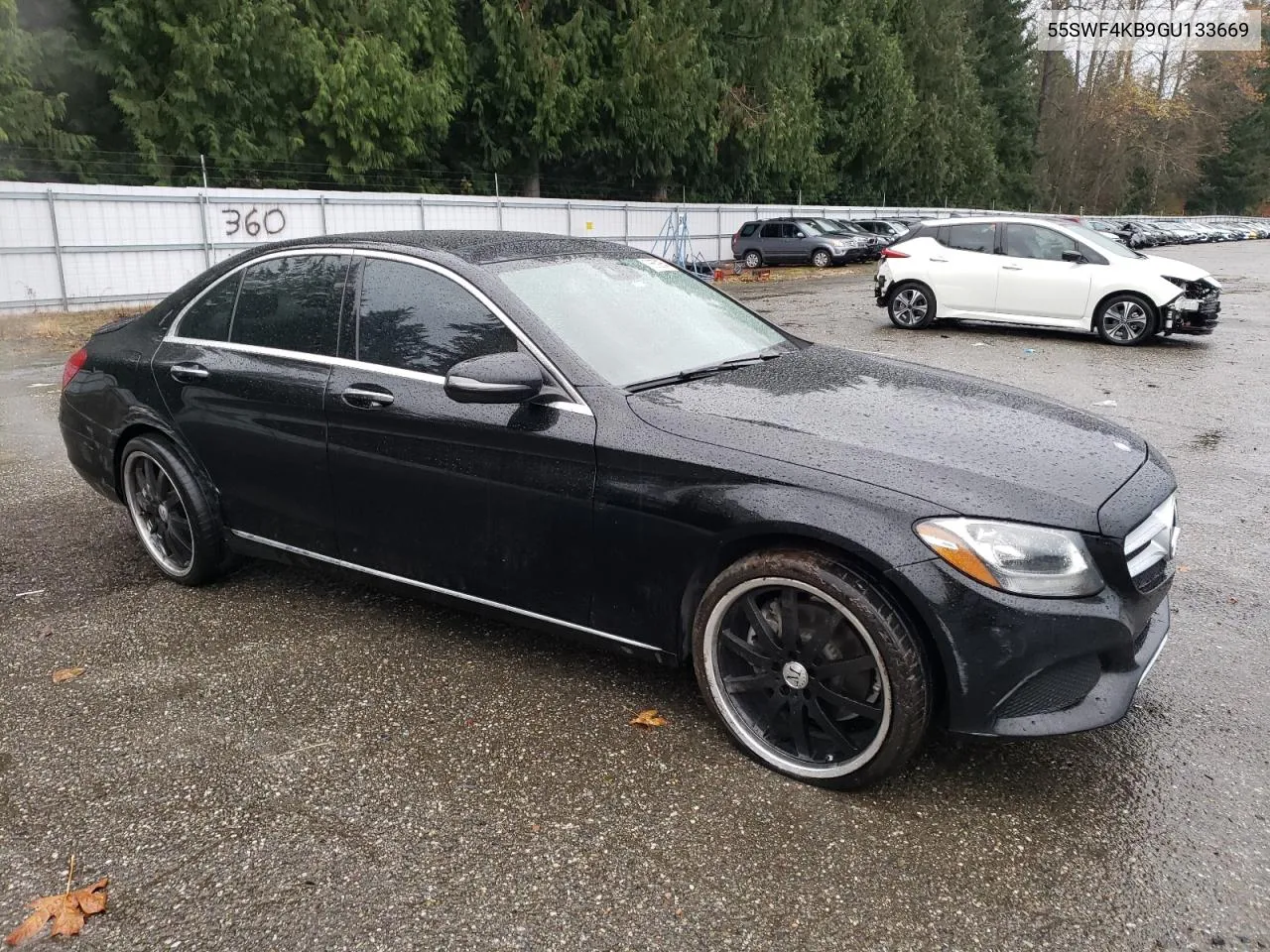 2016 Mercedes-Benz C 300 4Matic VIN: 55SWF4KB9GU133669 Lot: 78659264