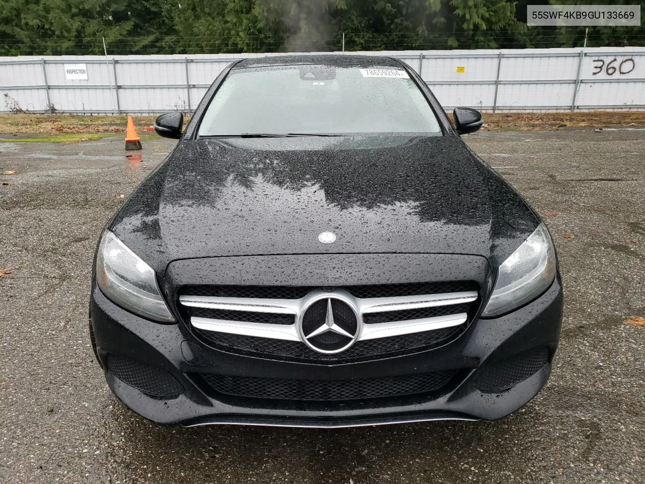 2016 Mercedes-Benz C 300 4Matic VIN: 55SWF4KB9GU133669 Lot: 78659264