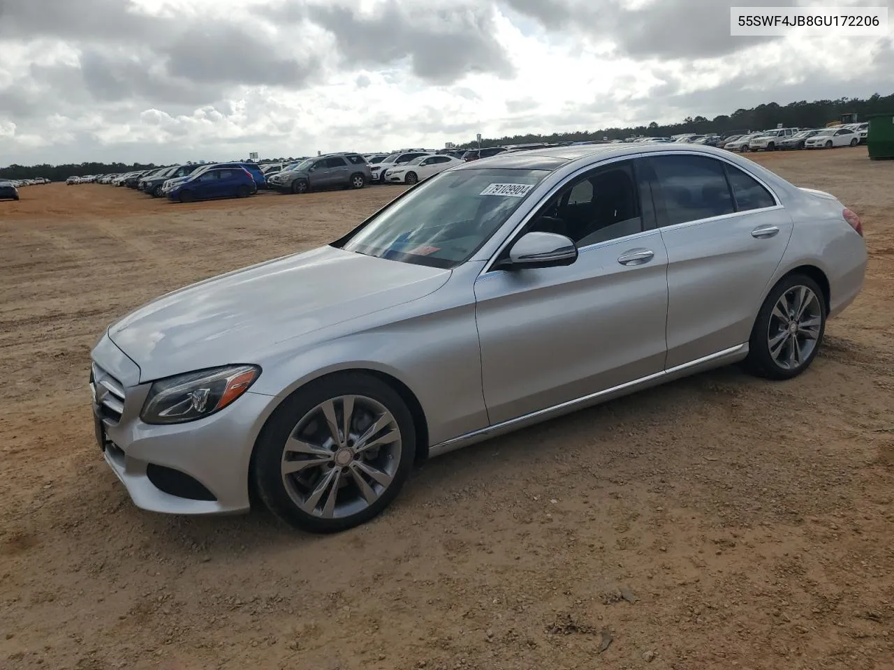 2016 Mercedes-Benz C 300 VIN: 55SWF4JB8GU172206 Lot: 79109904