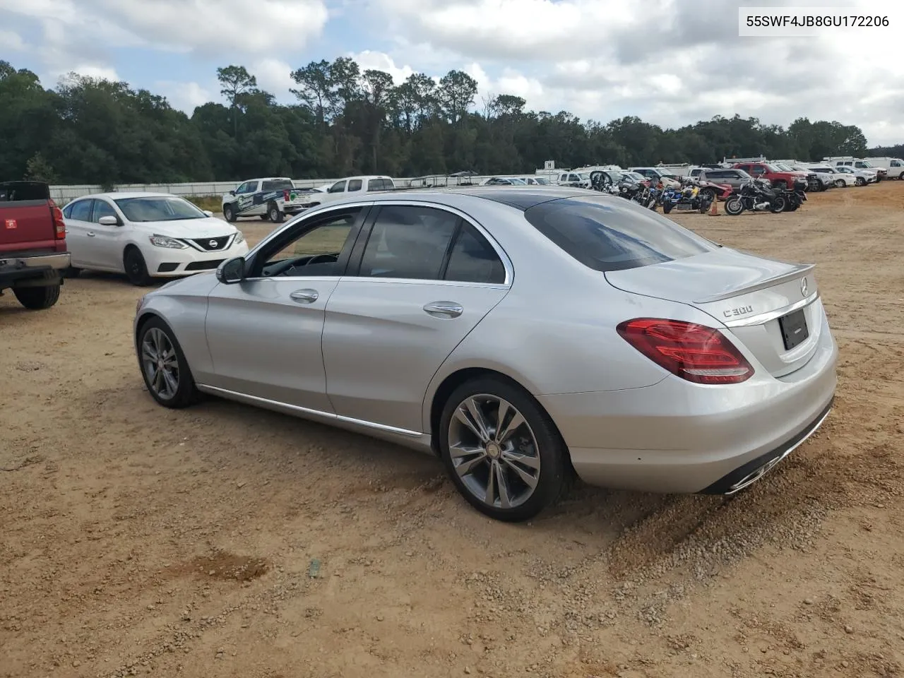 2016 Mercedes-Benz C 300 VIN: 55SWF4JB8GU172206 Lot: 79109904