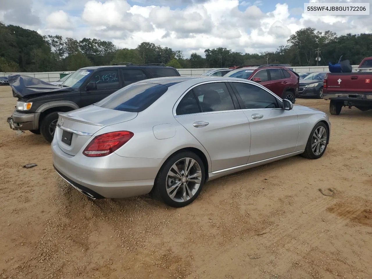 2016 Mercedes-Benz C 300 VIN: 55SWF4JB8GU172206 Lot: 79109904