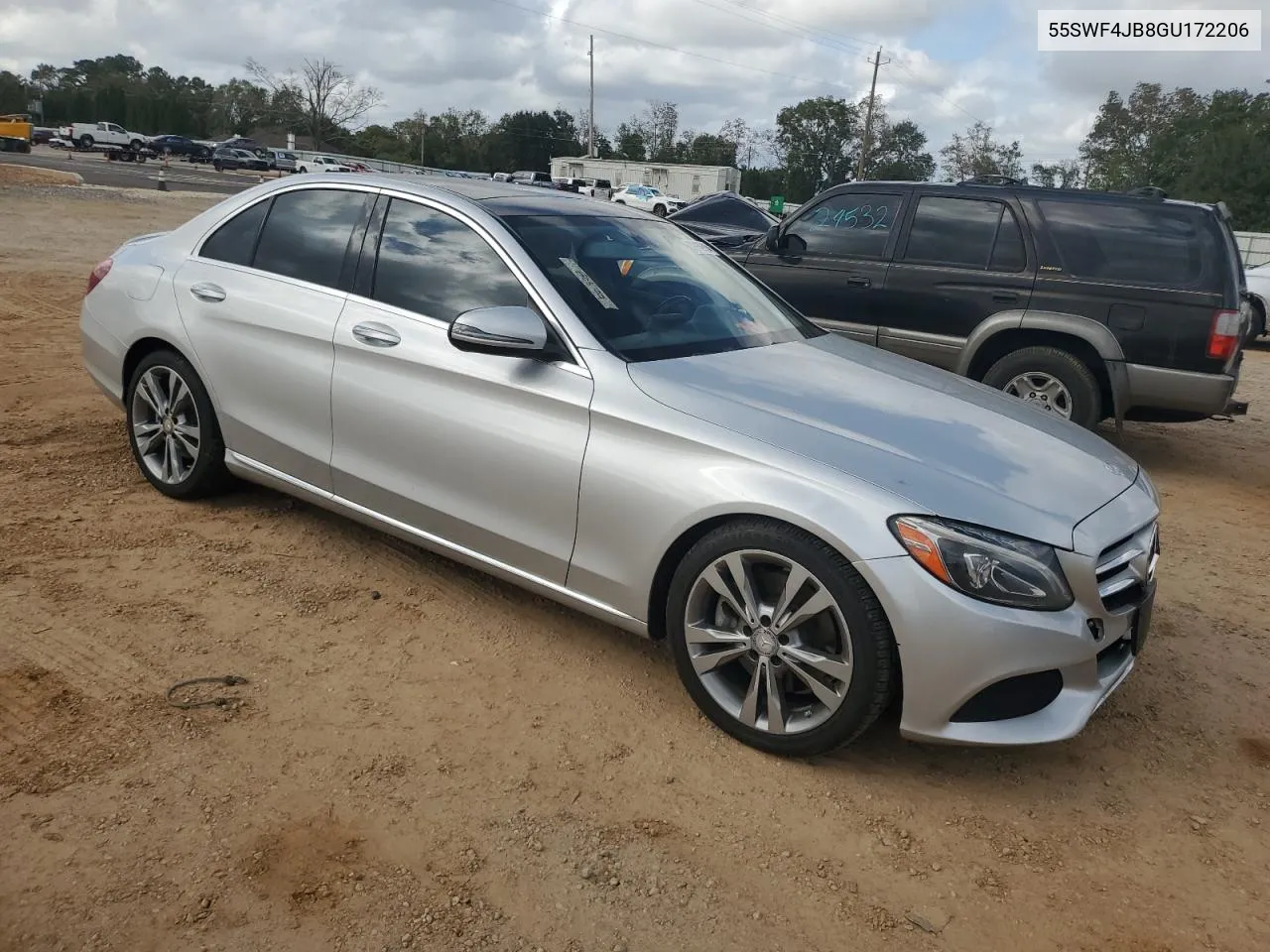 2016 Mercedes-Benz C 300 VIN: 55SWF4JB8GU172206 Lot: 79109904