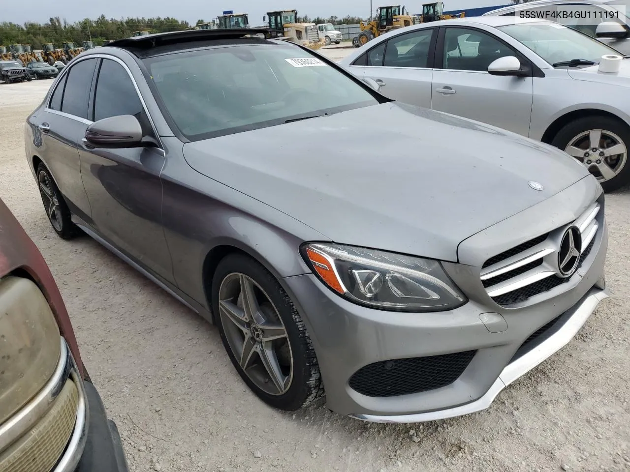 2016 Mercedes-Benz C 300 4Matic VIN: 55SWF4KB4GU111191 Lot: 79360214