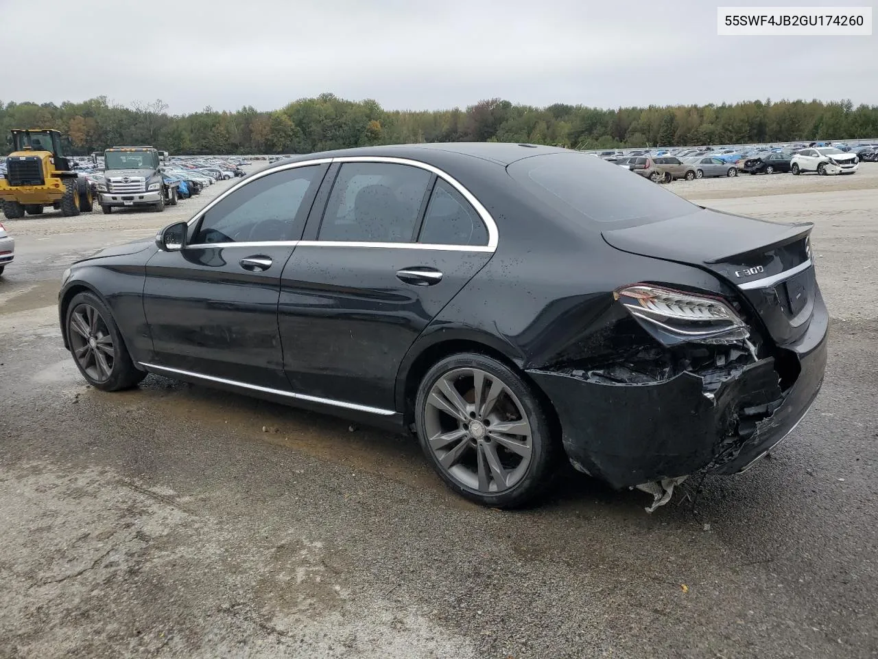 2016 Mercedes-Benz C 300 VIN: 55SWF4JB2GU174260 Lot: 80224154