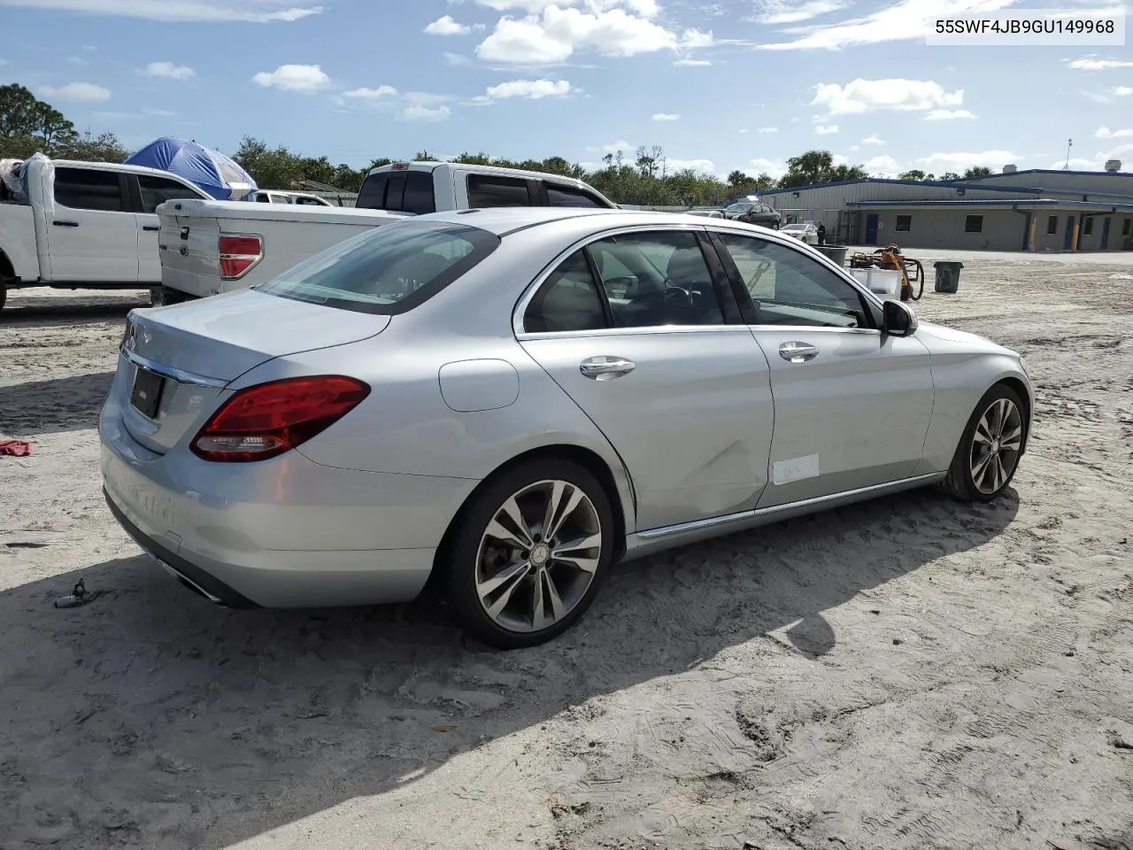 2016 Mercedes-Benz C 300 VIN: 55SWF4JB9GU149968 Lot: 80314384