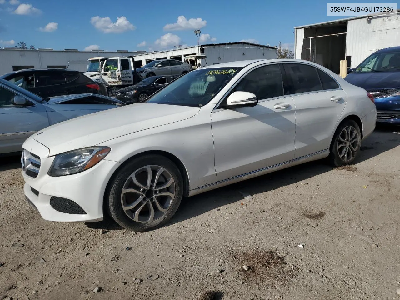 2016 Mercedes-Benz C 300 VIN: 55SWF4JB4GU173286 Lot: 80362624