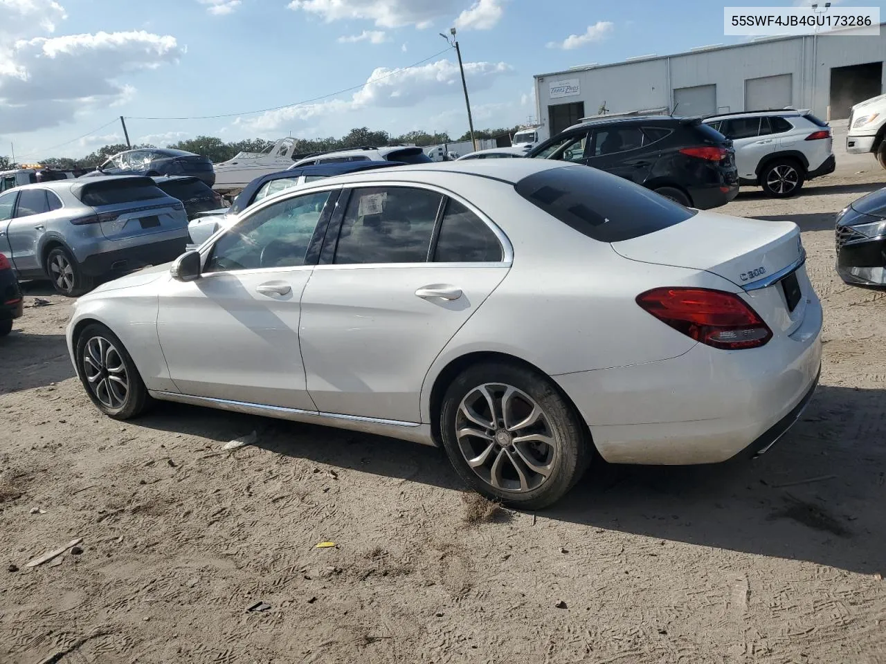 2016 Mercedes-Benz C 300 VIN: 55SWF4JB4GU173286 Lot: 80362624