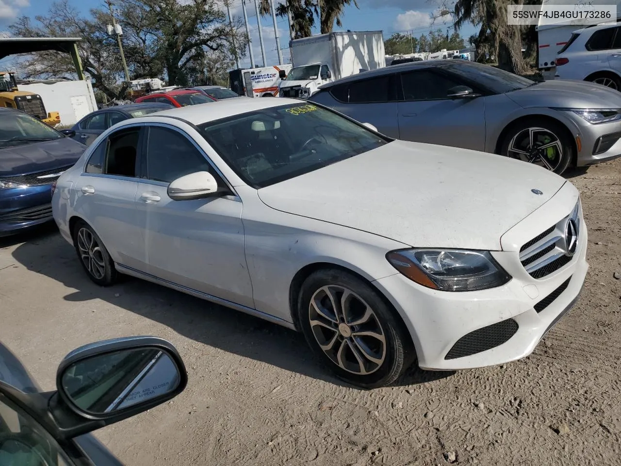 2016 Mercedes-Benz C 300 VIN: 55SWF4JB4GU173286 Lot: 80362624