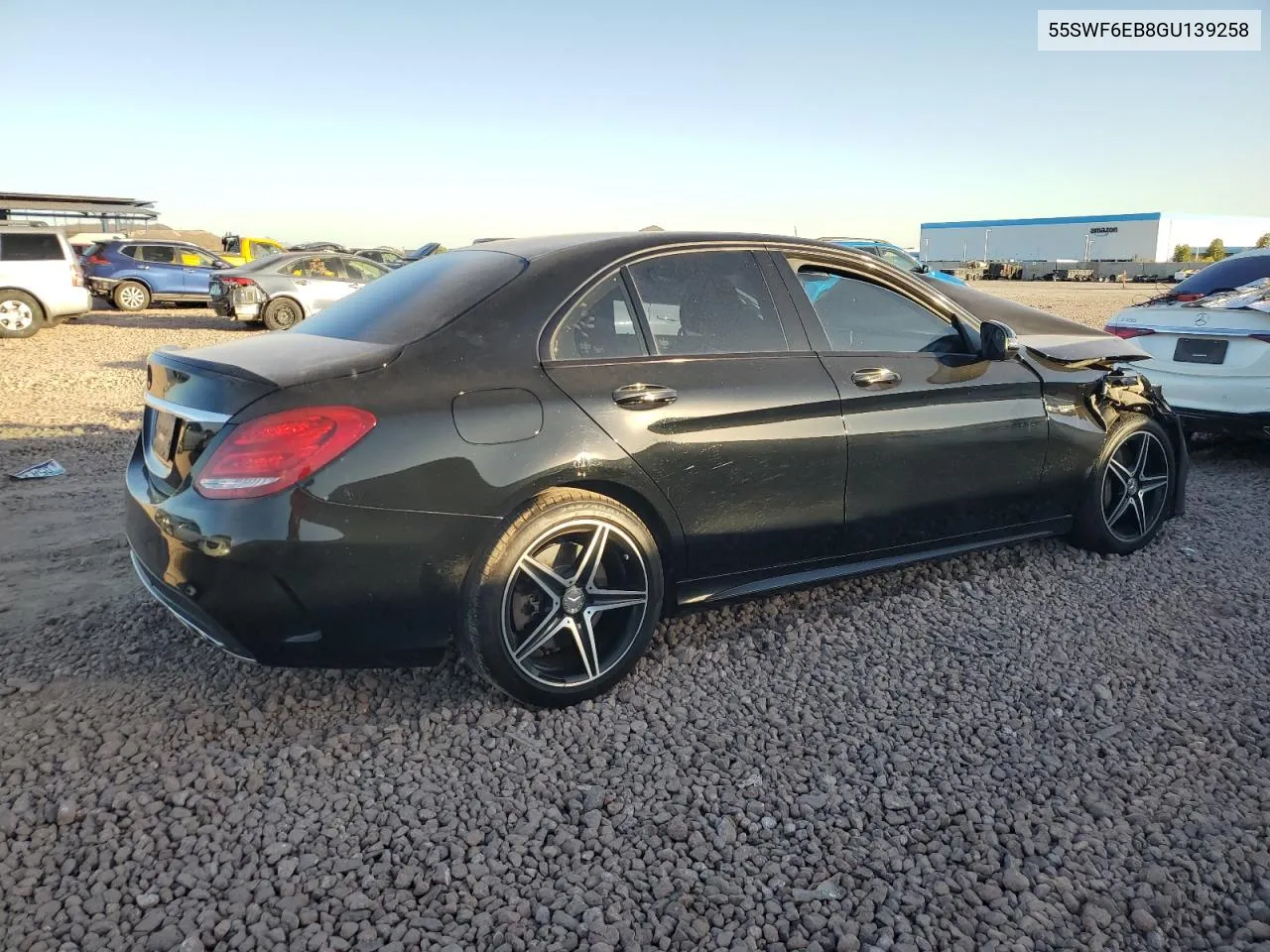 2016 Mercedes-Benz C 450 4Matic Amg VIN: 55SWF6EB8GU139258 Lot: 80373444