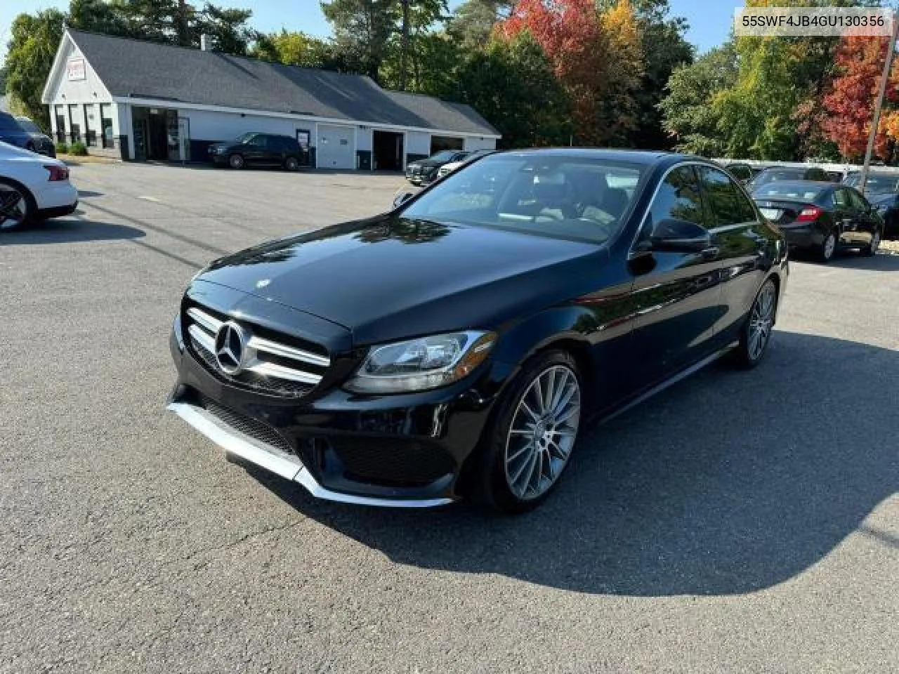 2016 Mercedes-Benz C 300 VIN: 55SWF4JB4GU130356 Lot: 80975624