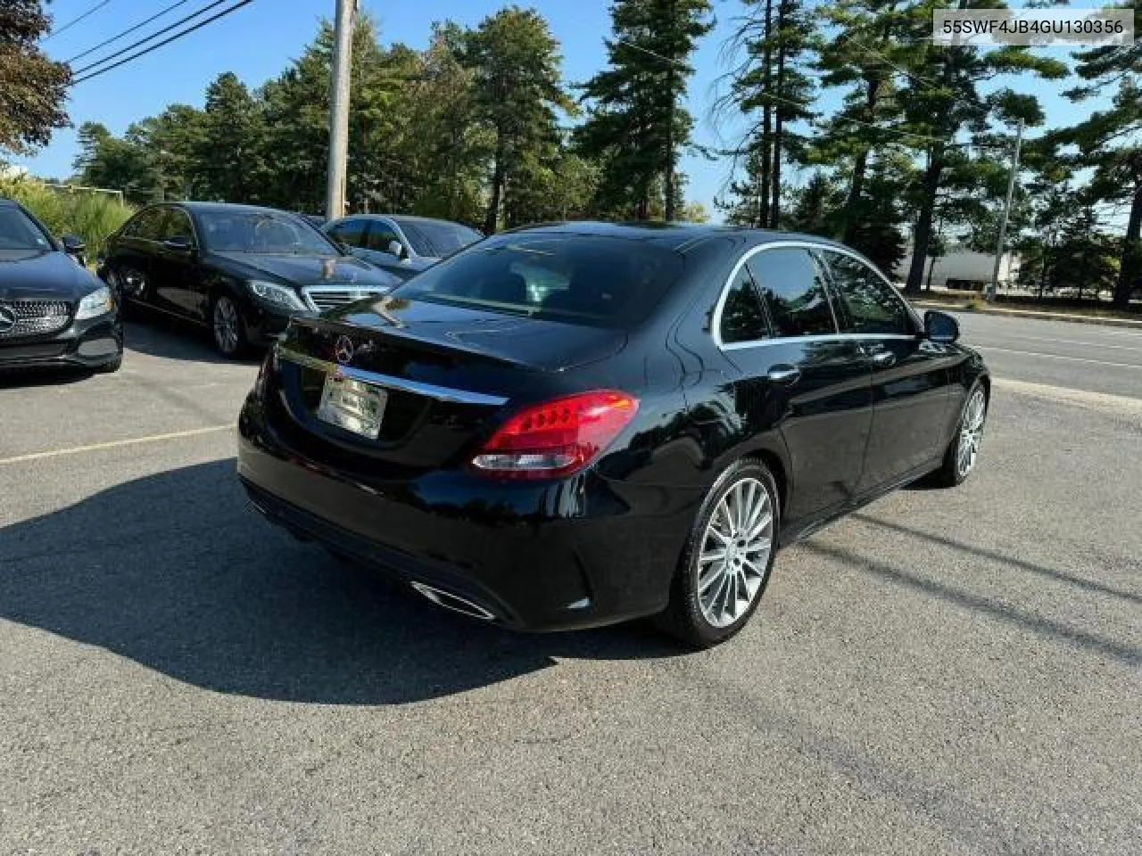 2016 Mercedes-Benz C 300 VIN: 55SWF4JB4GU130356 Lot: 80975624