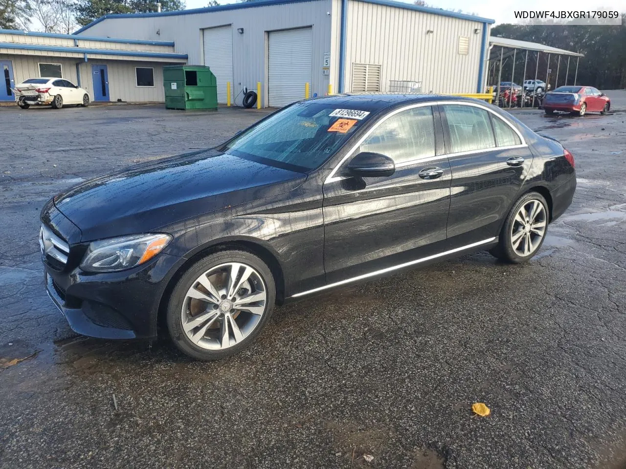 2016 Mercedes-Benz C 300 VIN: WDDWF4JBXGR179059 Lot: 81296694