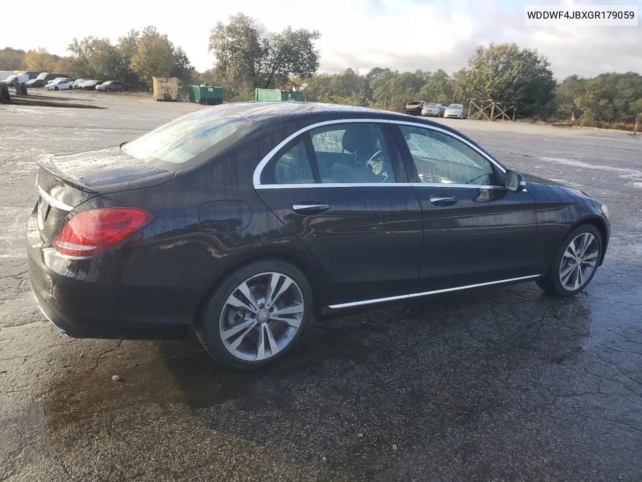 2016 Mercedes-Benz C 300 VIN: WDDWF4JBXGR179059 Lot: 81296694