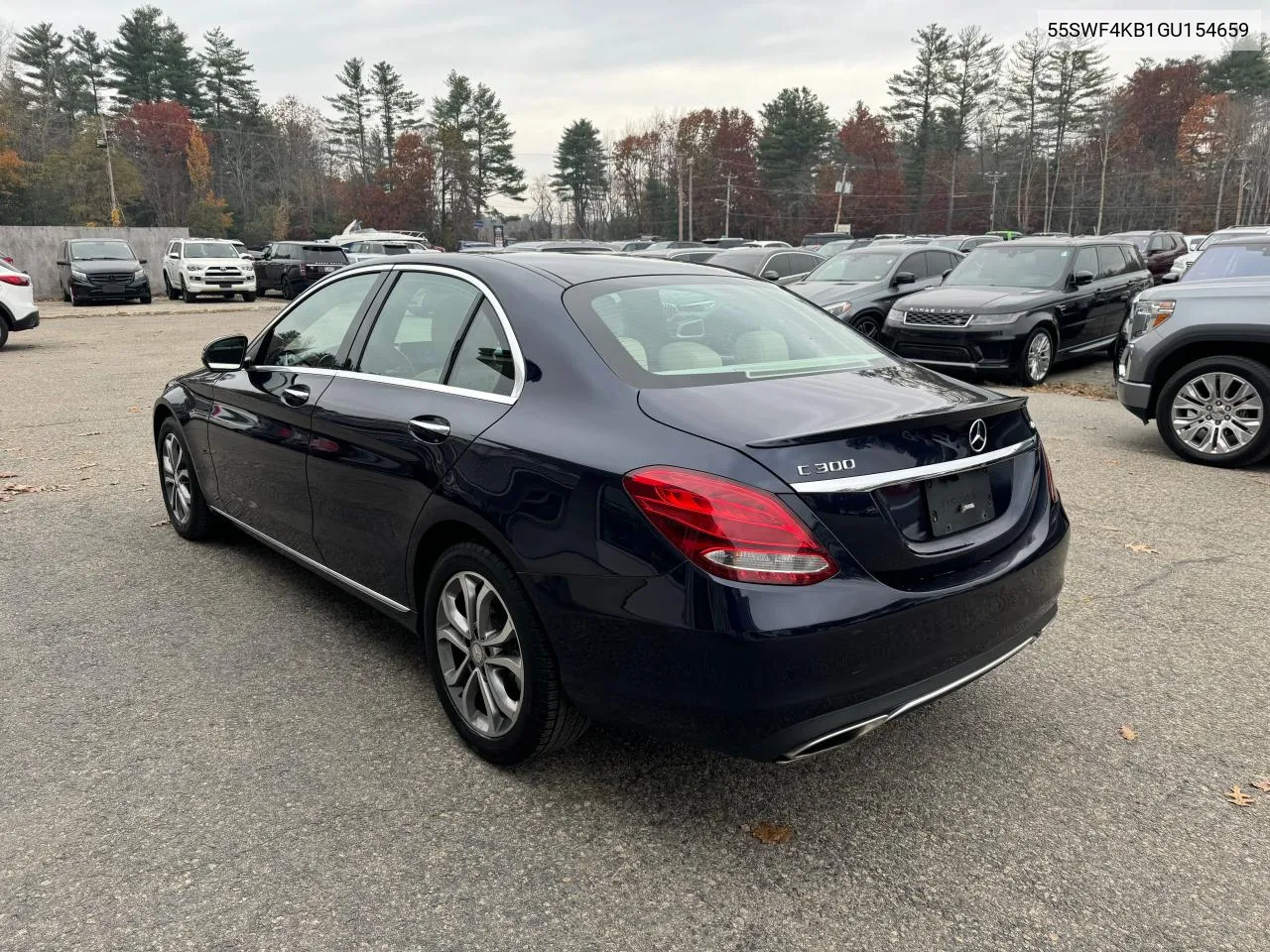 2016 Mercedes-Benz C 300 4Matic VIN: 55SWF4KB1GU154659 Lot: 81403204