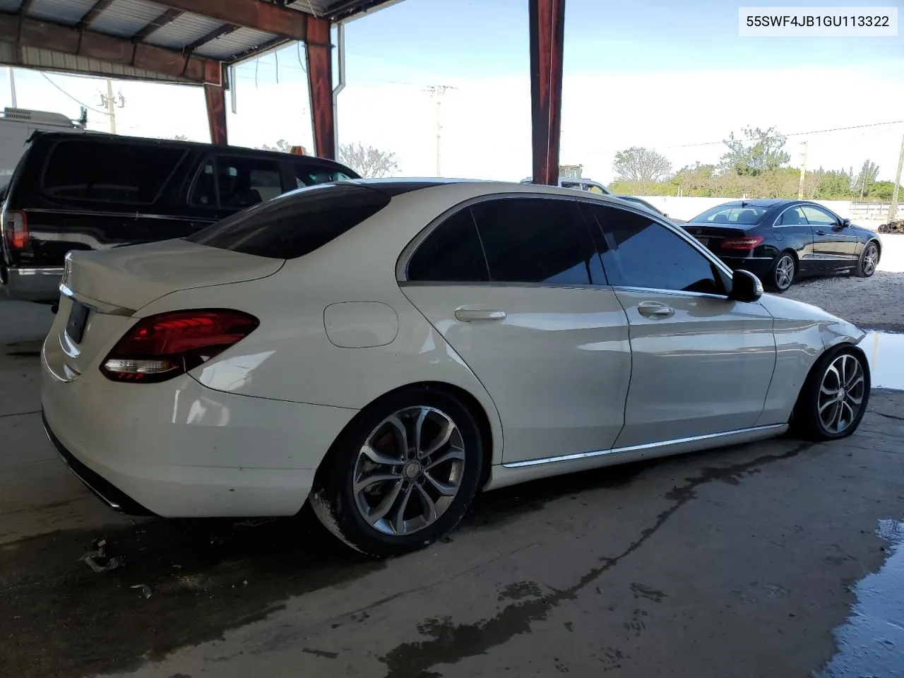 2016 Mercedes-Benz C 300 VIN: 55SWF4JB1GU113322 Lot: 81413274