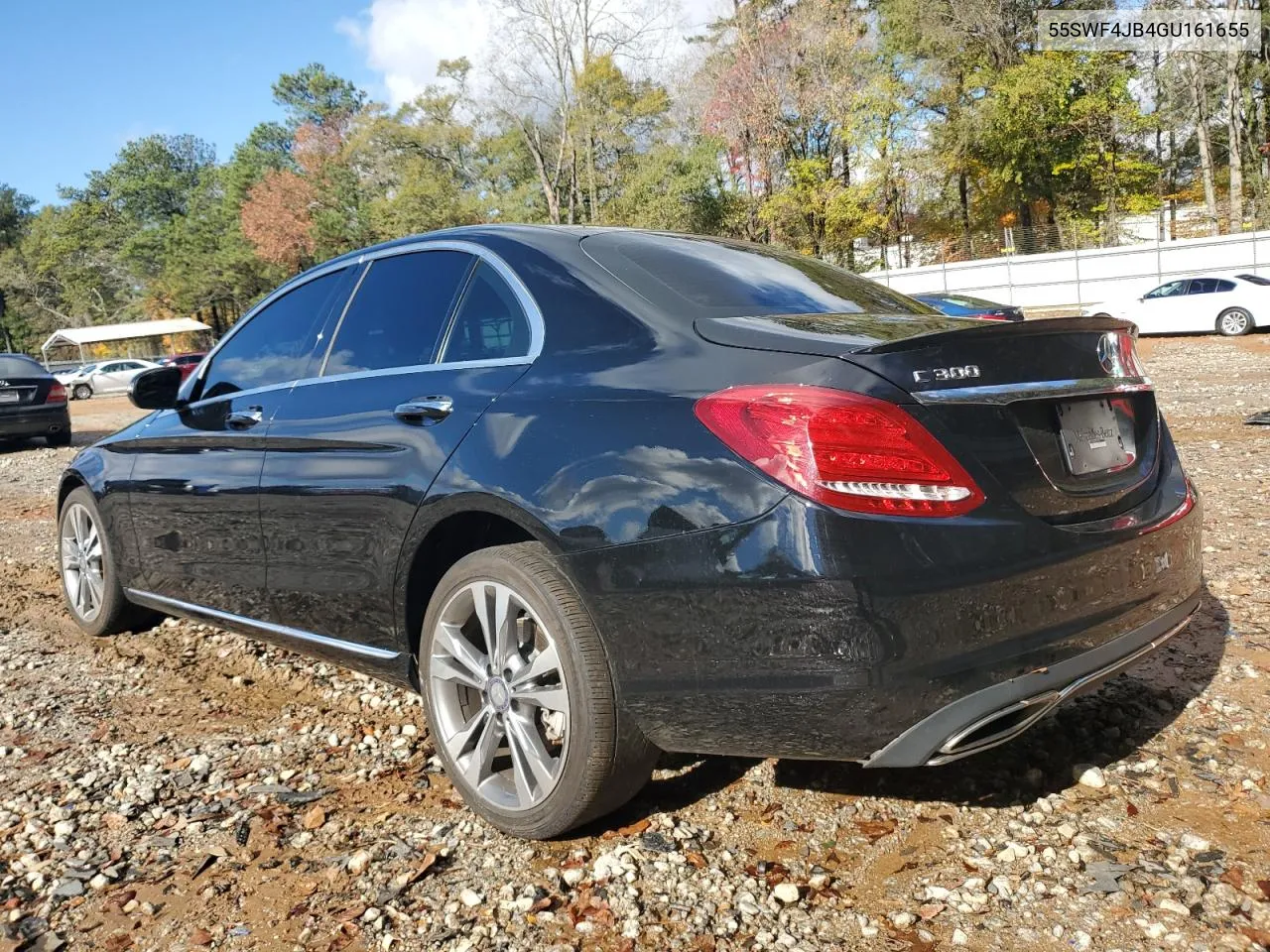 2016 Mercedes-Benz C 300 VIN: 55SWF4JB4GU161655 Lot: 81540974