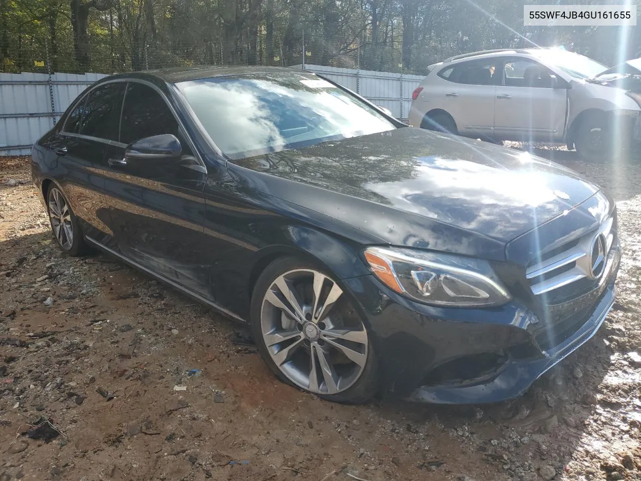 2016 Mercedes-Benz C 300 VIN: 55SWF4JB4GU161655 Lot: 81540974