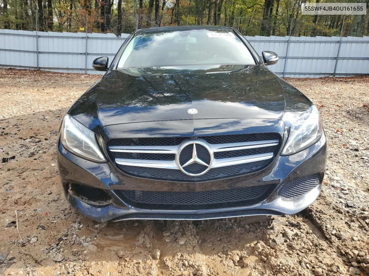 2016 Mercedes-Benz C 300 VIN: 55SWF4JB4GU161655 Lot: 81540974