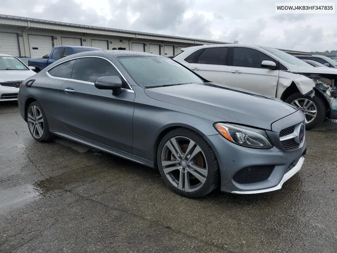 2017 Mercedes-Benz C 300 4Matic VIN: WDDWJ4KB3HF347835 Lot: 52868964