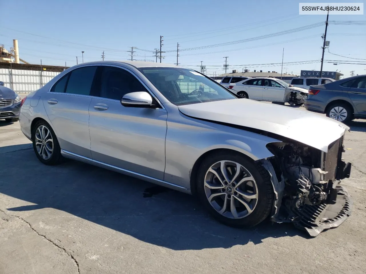 2017 Mercedes-Benz C 300 VIN: 55SWF4JB8HU230624 Lot: 59068314