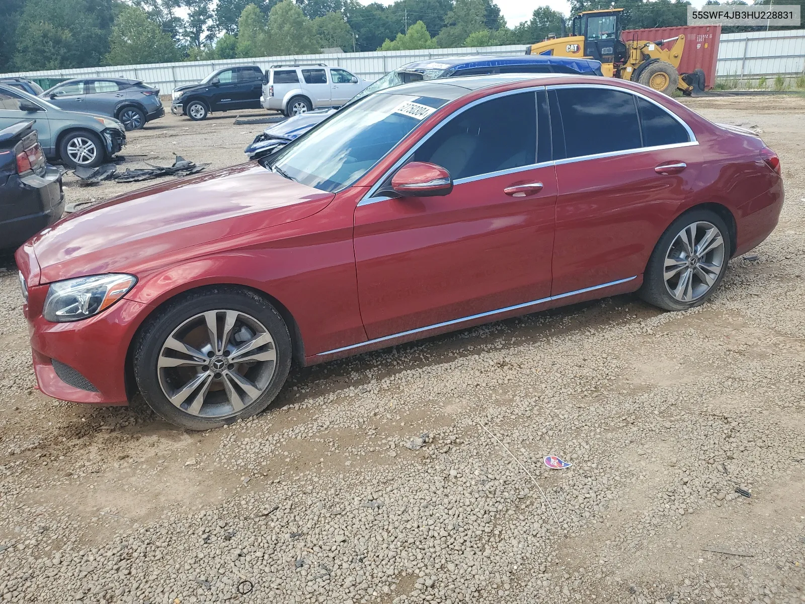 2017 Mercedes-Benz C 300 VIN: 55SWF4JB3HU228831 Lot: 62750304