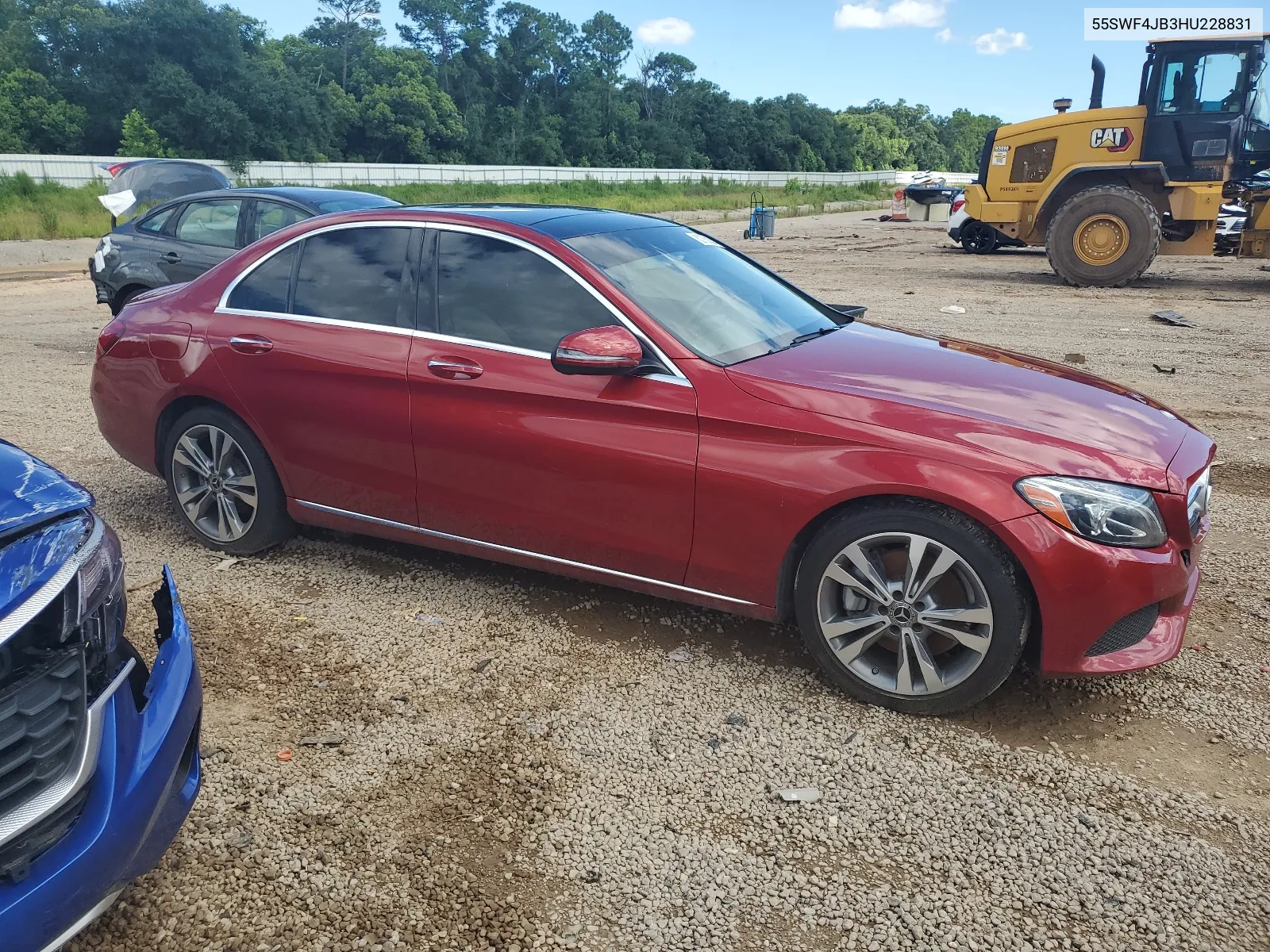 2017 Mercedes-Benz C 300 VIN: 55SWF4JB3HU228831 Lot: 62750304