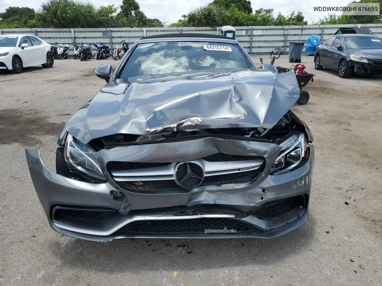 2017 Mercedes-Benz C 63 Amg VIN: WDDWK8GB0HF476659 Lot: 64315714