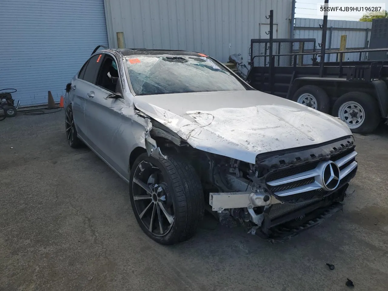 2017 Mercedes-Benz C 300 VIN: 55SWF4JB9HU196287 Lot: 64689424